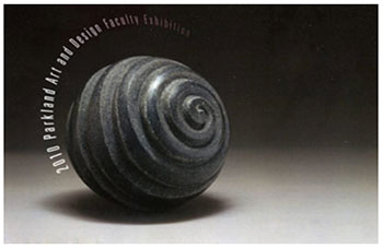Chris Berti, Whorl, carved granite, 7" x 7" x 7", 2010